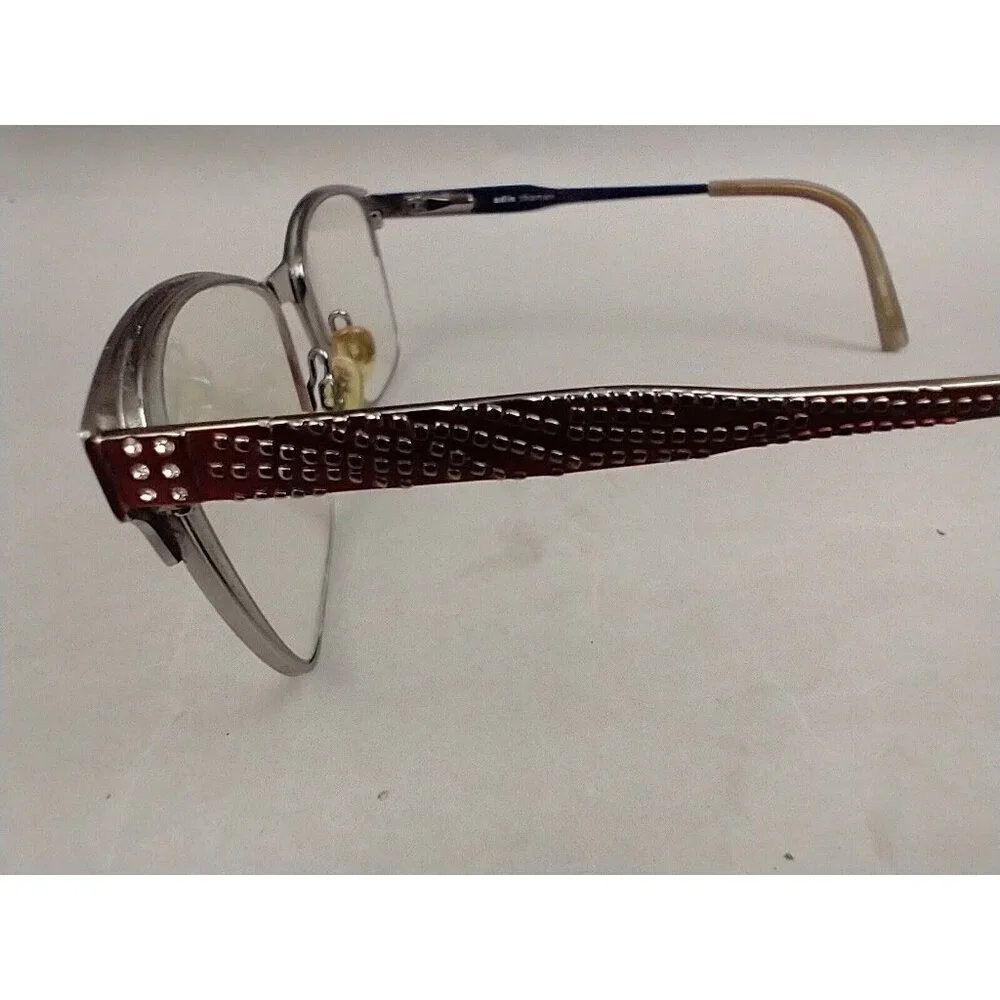 Adin Thomas‎ Eyeglass Frames 52-16-135 Red Full Rim